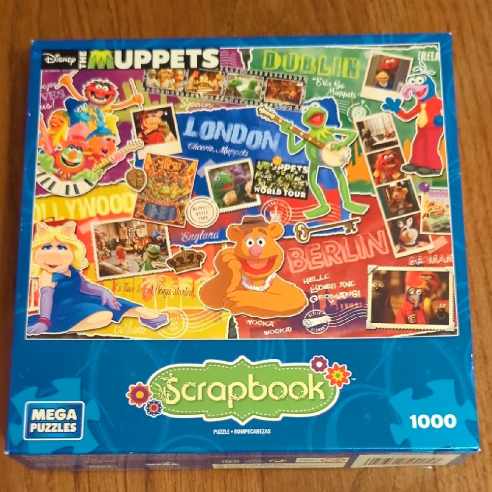 Muppets Scrapbook Puzzle 1000 Pieces Brand New